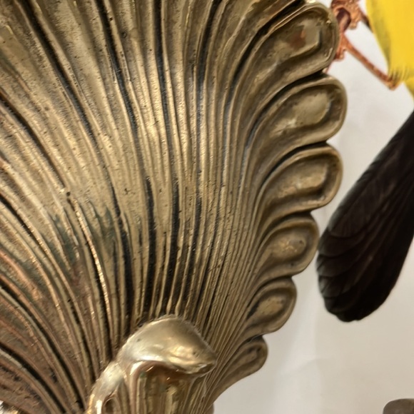 •VINTAGE MIDCENTURY SCONCE SHELL CHIC PALM BEACH• - Picture 5 of 8